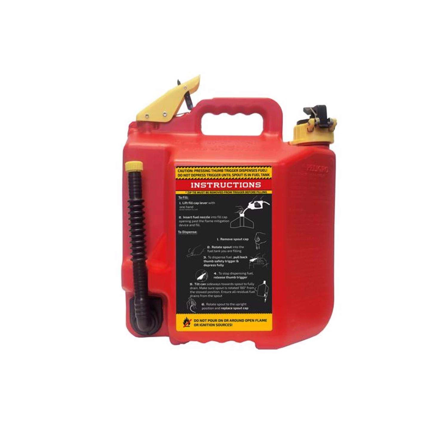 SureCan Plastic Safety Gas Can 5 Gal 4 SureCan Plastic Safety Gas Can 5 Gal - Image 2