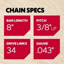 Oregon AdvanceCut R34 8 In. Chainsaw Chain 34 Links 14 Oregon AdvanceCut R34 8 In. Chainsaw Chain 34 Links -Power Lawn Equipment eefcd1c0 4024 47b2 b691 6ef6fe051a2c