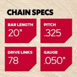 Oregon ControlCut H78 20 In. Chainsaw Chain 78 Links 14 Oregon ControlCut H78 20 In. Chainsaw Chain 78 Links -Power Lawn Equipment f28eb7e3 c5d3 42a3 8b64 14bf292d9e63