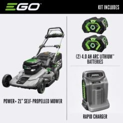EGO Power+ LM2102SP-A 21 In. 56 V Battery Self-Propelled Lawn Mower Kit (Battery & Charger) W/ TWO 4.0 AH BATTERIES 11 EGO Power+ LM2102SP-A 21 In. 56 V Battery Self-Propelled Lawn Mower Kit (Battery & Charger) W/ TWO 4.0 AH BATTERIES -Power Lawn Equipment f5fcb4cc fe8f 4b34 a261 6be74d9cfa8e