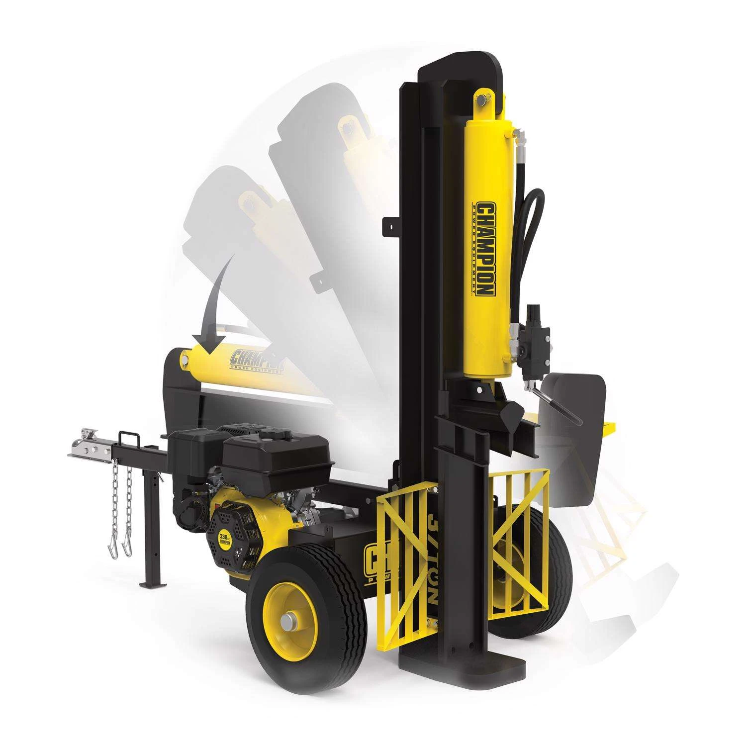 Champion 37 Ton Gas 338 Cc OHV Log Splitter 5 Champion 37 Ton Gas 338 Cc OHV Log Splitter - Image 3