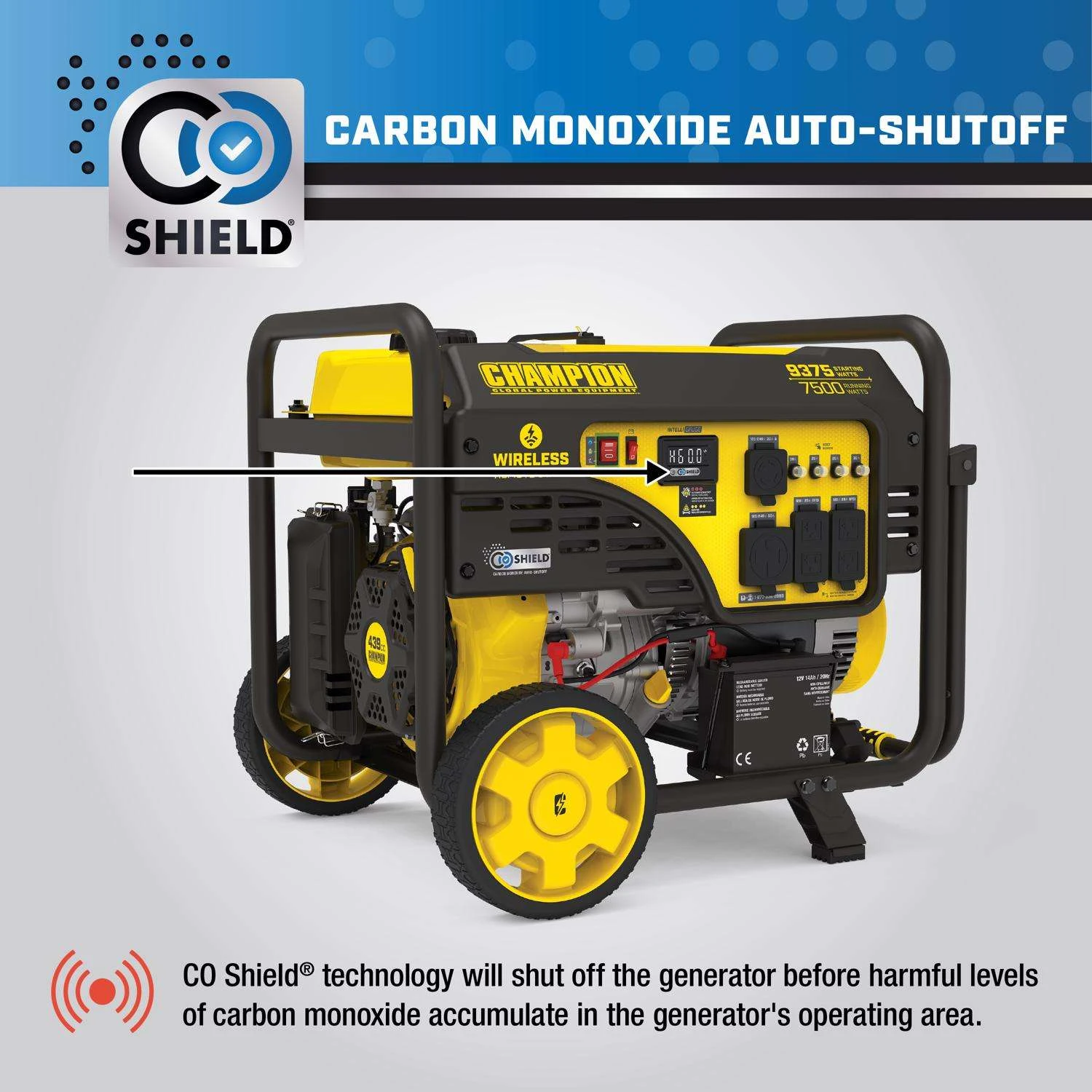Champion 7500 W 120/240 V Gasoline Portable Generator 4 Champion 7500 W 120/240 V Gasoline Portable Generator - Image 2