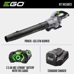 EGO Power+ LB6151 170 Mph 615 CFM 56 V Battery Handheld Leaf Blower Kit (Battery & Charger) W/ 2.5 AH BATTERY -Power Lawn Equipment fce73650 2839 4049 a894 376d5f8c77e5