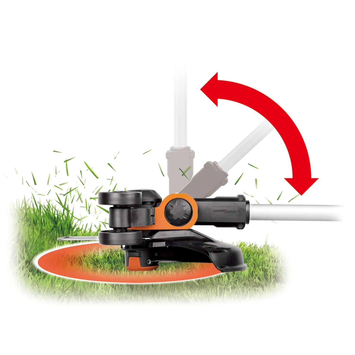 Worx WG163 12 In. 20 V Battery Edger/Trimmer Kit (Battery & Charger) 9 Worx WG163 12 In. 20 V Battery Edger/Trimmer Kit (Battery & Charger) - Image 7