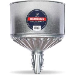 Behrens Silver 11-7/8 In. H Steel 256 Oz Funnel